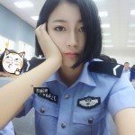 公安大学校花晒校园照 会打军体拳的萌妹子很清新