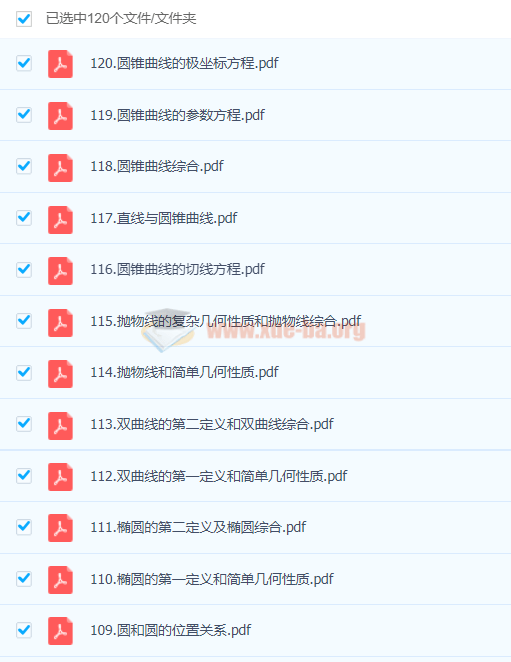 高中数学竞赛预赛基础课120节视频带讲义 周志杰 爱尖子第2张