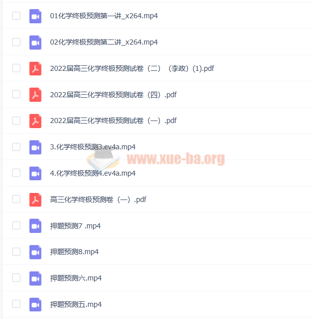 2022高考化学李政化学终极预测第1张 - 学霸网 2022高考化学李政化学终极预测