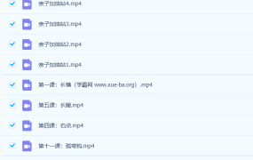  程一墨老师 毛笔字教程 书法课12讲完结高清视频 百度网盘下载