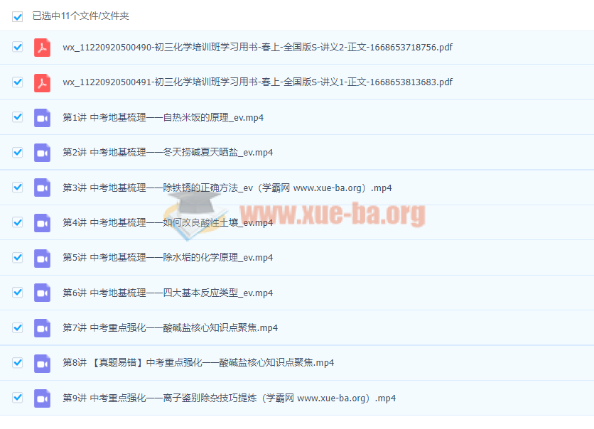2023 初三春上化学 全国版S 陈谭飞第1张 - 学霸网 2023 初三春上化学 全国版S 陈谭飞