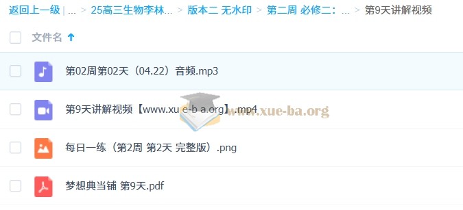 2025高三高考生物 李林 押题班 梦想典当铺 百度网盘下载第7张 - 学霸网