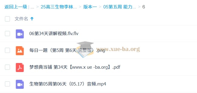 2025高三高考生物 李林 押题班 梦想典当铺 百度网盘下载第5张 - 学霸网