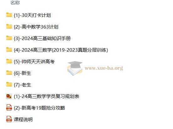 高考数学一轮复习系统(A+)1期第1张 - 学霸网