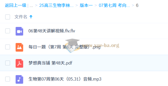 2025高三高考生物 李林 押题班 梦想典当铺 百度网盘下载第2张 - 学霸网