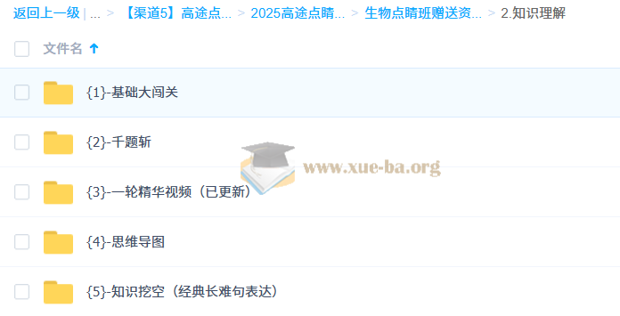 马阳洋 2025高三高考冲刺 点睛班 百度网盘第4张 - 学霸网