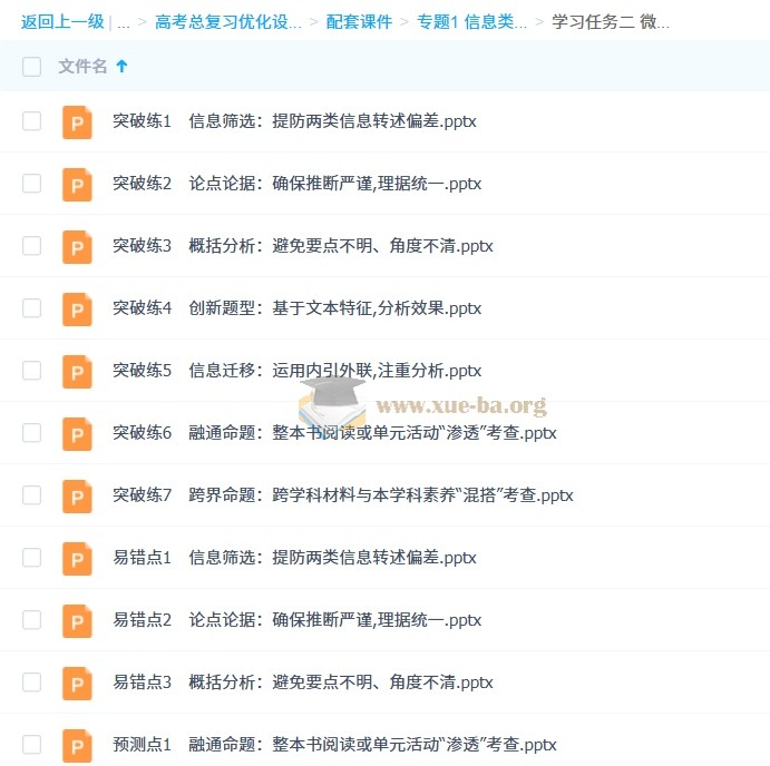 2025高考语文总复习优化设计二轮用书 语文(PPT+word)第3张 - 学霸网