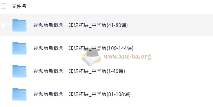 【新东方】初中·新概念英语视频精讲1册【144课时,霍娜 张东轶】第1张 - 学霸网