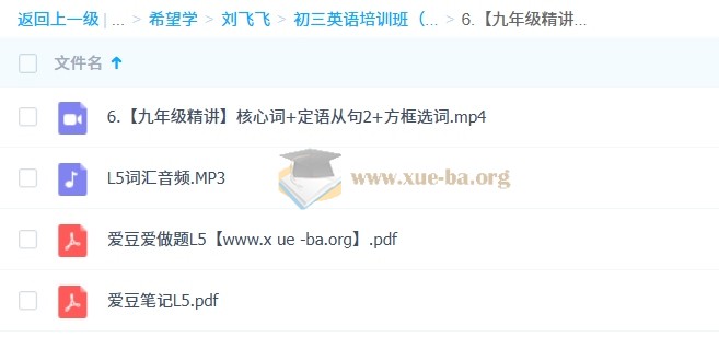 刘飞飞 初中英语 2026初三英语培训班(秋上·全国版·A+)第3张 - 学霸网