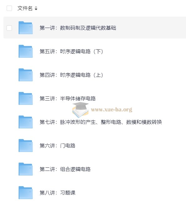 八堂课不挂科模拟电路 数字电路 信号与系统【46.36 GB】第2张 - 学霸网