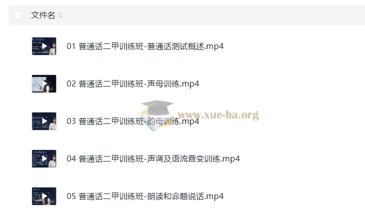 普通话课程资料包资料【2.74 GB】第1张 - 学霸网