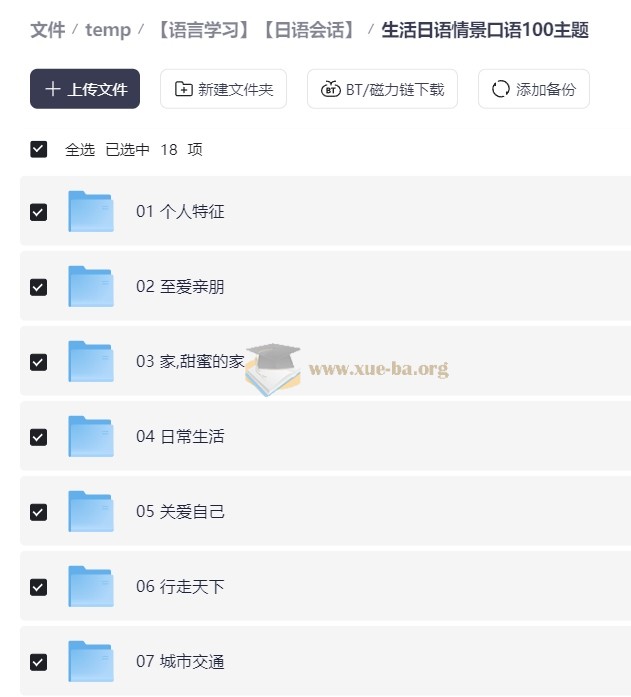 日语学习复习资料合集 日语会话 6.9Gb第3张 - 学霸网
