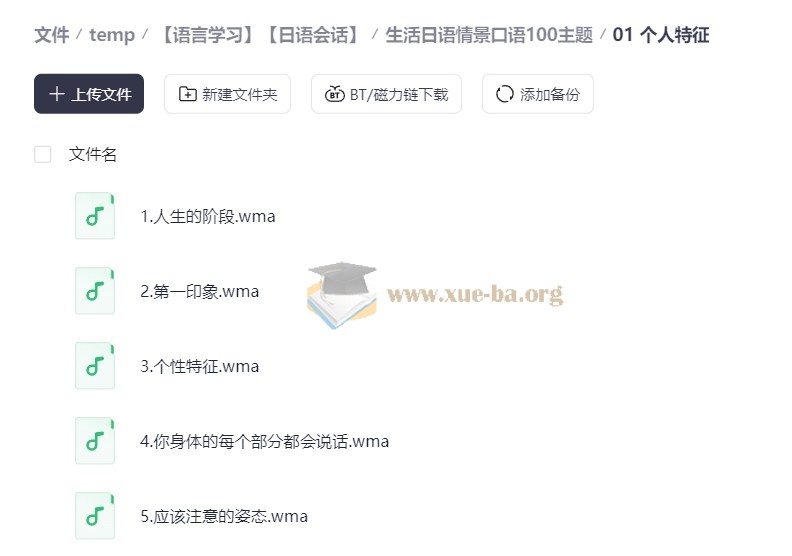 日语学习复习资料合集 日语会话 6.9Gb第4张 - 学霸网