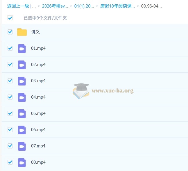唐迟 考研英语 18年阅读课【封神版】第2张 - 学霸网