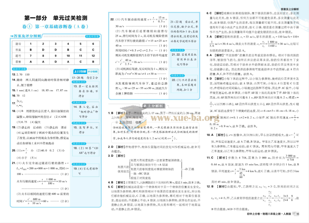 2026 上分卷 初中9科 789年级 全套(人教)第6张 - 学霸网