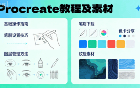 Procreate教程及素材【73GB】