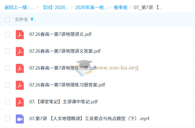 王缓韬 高中地理 2026高一地理 一轮二轮暑假秋季寒假春季班第3张 - 学霸网