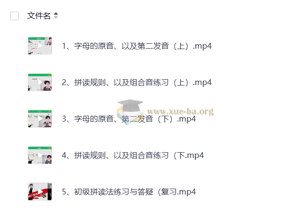 2022杨家成Jeremy英语自然拼读法零基础单词记忆语音语调霸道口语课程第5张 - 学霸网