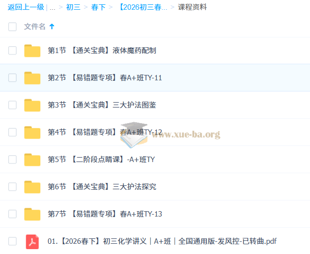 2026初三春下 实验科学自主学习·TY·A+ 陈耀泉第3张 - 学霸网