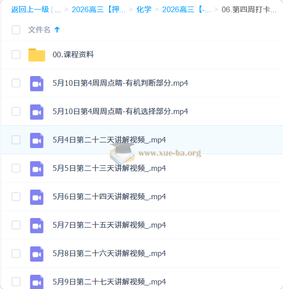 2026高三高考化学 李政 冲刺梦想典当铺第4张 - 学霸网