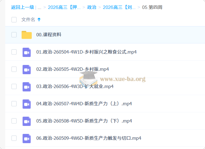 2026高三高考政治 刘勖雯 冲刺梦想典当铺第4张 - 学霸网