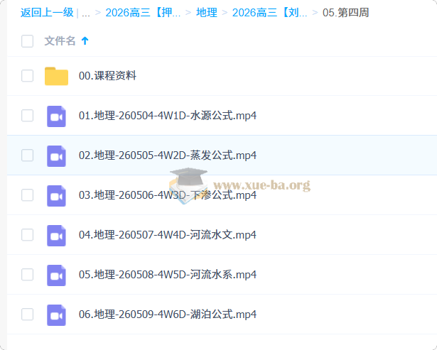 2026高三高考地理刘勖雯 冲刺梦想典当铺第4张 - 学霸网