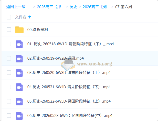 2026高三高考历史刘勖雯 冲刺梦想典当铺第6张 - 学霸网