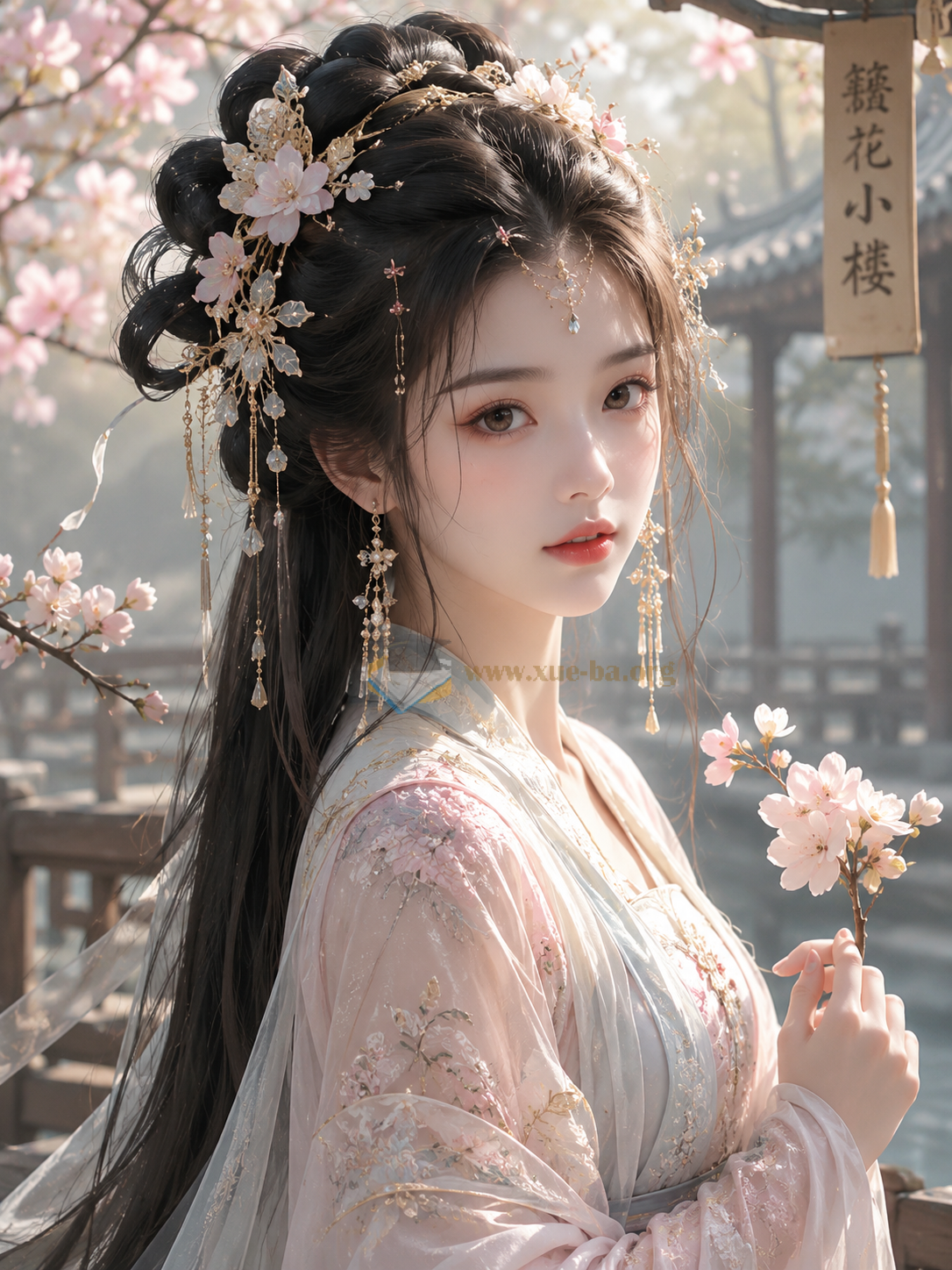 古风美少女角色制作 从建模到渲染全流程 手把手教学第1张 - 学霸网