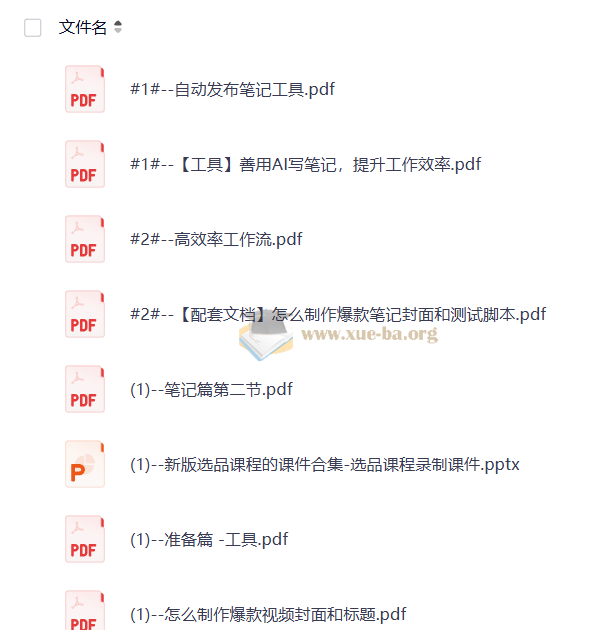 小红书电商 Ai技能提升系统课第3张 - 学霸网