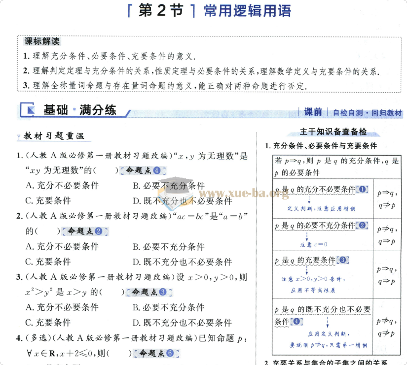 2026 高考《蓝皮书》高考能力梯级集训(数学)第1张 - 学霸网