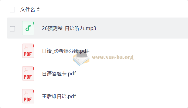 2026 王后雄•高考预测卷 (高考)(日语)第1张 - 学霸网
