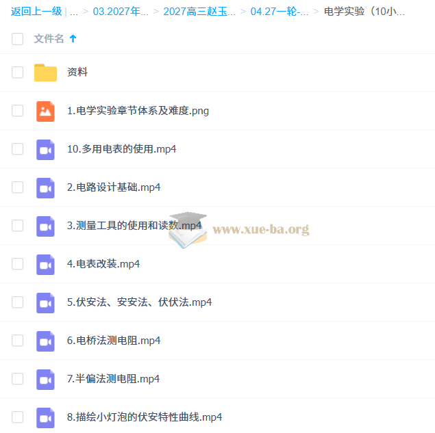 2027高三高考物理 赵玉峰 一轮第3张 - 学霸网