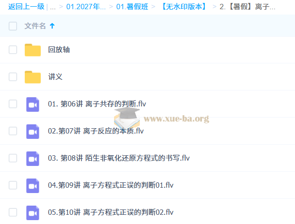 2027高三高考化学 李政 暑假班第3张 - 学霸网