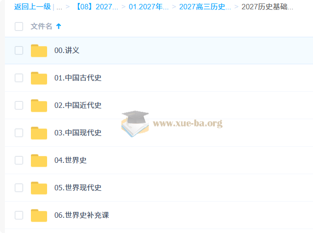2027高三高考历史 刘勖雯 一轮第1张 - 学霸网