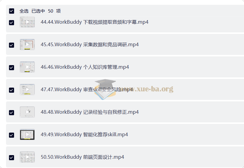 WorkBuddy 全套 AI 提效实战课:Codex + OpenClaw 自定义 Skill 全教程第1张 - 学霸网