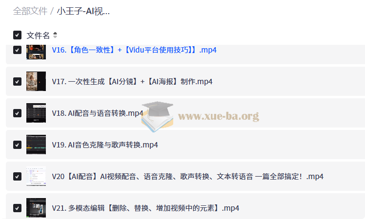小王子 AI视频从0到1系统课第2张 - 学霸网