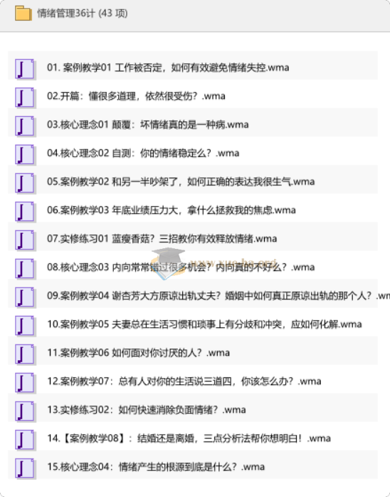 情绪管理36计第1张 - 学霸网