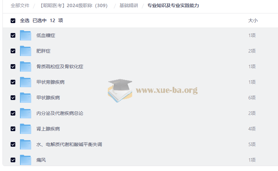 【昭昭医考】2024级职称（309）