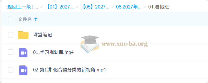 2027高中高一化学 赵怡然 一轮暑假班第1张 - 学霸网