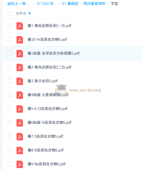 2027 高三高考化学 郑瑞 一轮暑假班第3张 - 学霸网