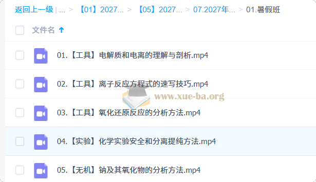 2027高中高一化学 郑慎捷 暑假班第1张 - 学霸网