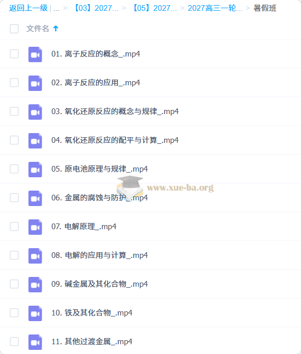 2027高三高考化学 孔维钢 一轮暑假班第1张 - 学霸网