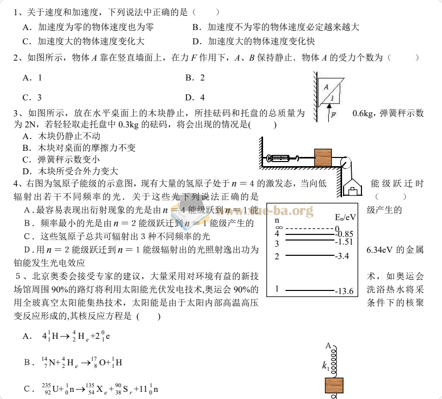 【物理压轴】2026版高中【名师密训压轴题】800道刷题题库-高中物理第1张 - 学霸网