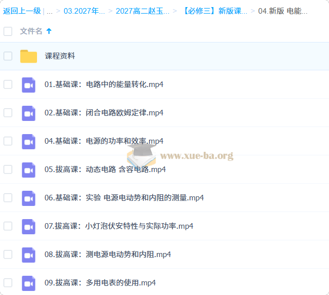2027高中高二物理 赵玉峰 上学期第2张 - 学霸网