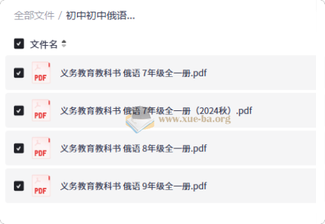 初中俄语(7-9年级上下册)教师使用电子课本第1张 - 学霸网