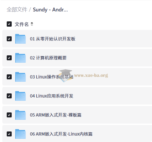 Sundy - Android嵌入式底层课程 - 带源码课件第1张 - 学霸网