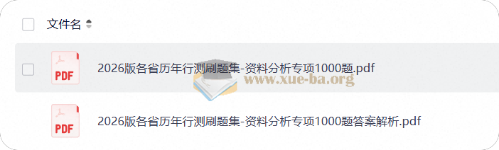 2026版各省历年行测刷题集-资料分析专项1000题
