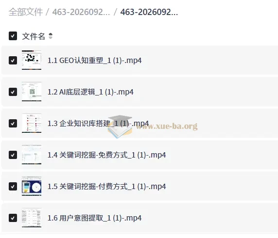AI企业GEO搜索实战班,从零拆解GEO底层逻辑、关键词挖掘、用户意图分析、内容创作、官网优化,搭配Workbuddy全自动获客