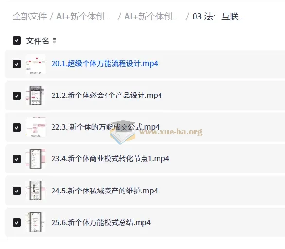 AI+新个体创业必修课第3张 - 学霸网