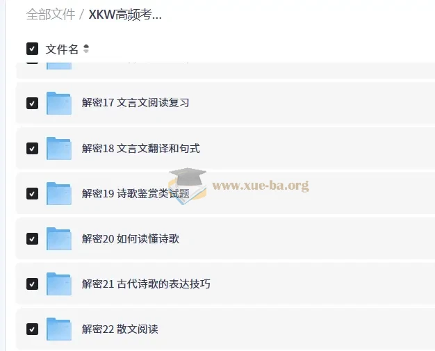 高频考点解析 课件+讲义第2张 - 学霸网